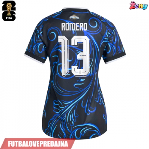 Lacne Ženy Futbalové dres Argentína Cristian Romero #13 MS 2026 Krátky Rukáv - Preč